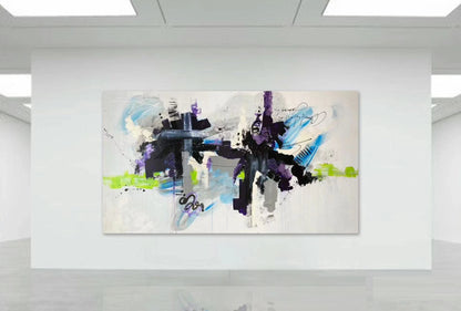 Handcrafted Abstract Painting Fine Wall Art For Homedecor AB2013