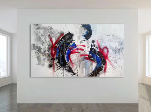 Handcrafted Abstract Painting Fine Wall Art For Homedecor AB2014