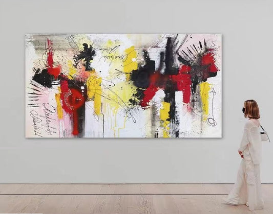 Handcrafted Abstract Painting Fine Wall Art For Homedecor AB2015