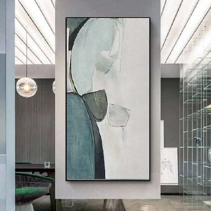 Handcrafted Abstract Painting Fine Wall Art For Homedecor AB2023B