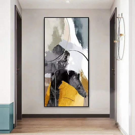 Handcrafted Abstract Painting Fine Wall Art For Homedecor AB2028