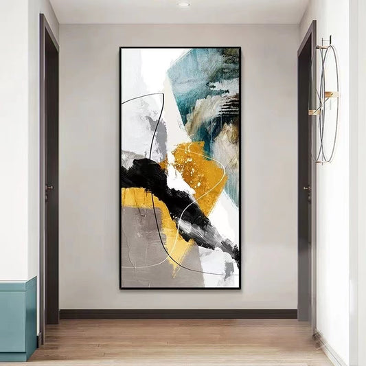 Handcrafted Abstract Painting Fine Wall Art For Homedecor AB2029
