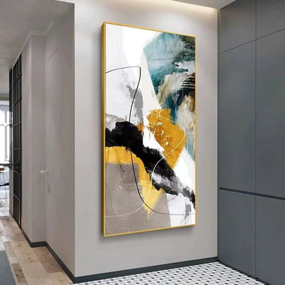 Handcrafted Abstract Painting, Modern Wall Art for Home Decor AB2029