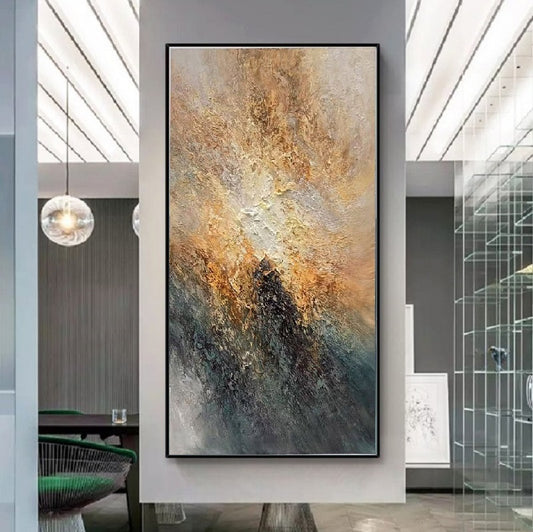 Handcrafted Abstract Painting Fine Wall Art For Homedecor AB2030