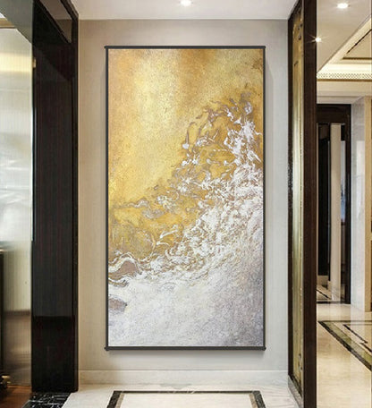 Handcrafted Abstract Painting, Modern Wall Art for Home Decor AB2031