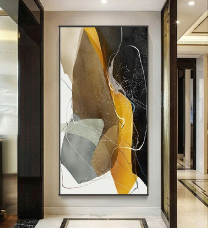 Handcrafted Abstract Painting Fine Wall Art For Homedecor AB2036