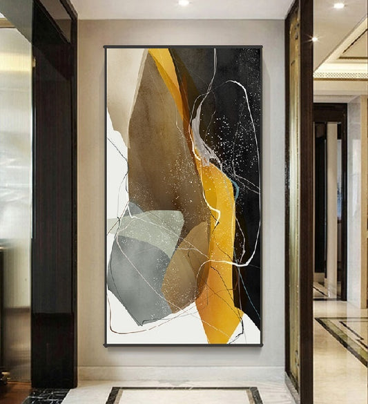 Handcrafted Abstract Painting Fine Wall Art For Homedecor AB2036