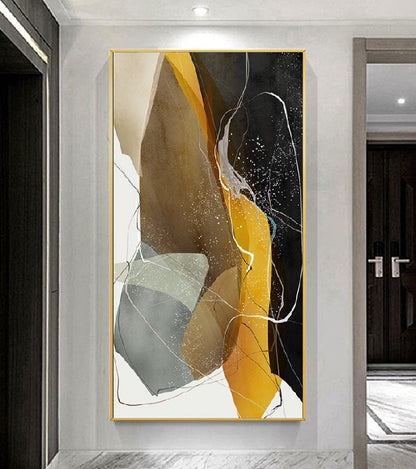 Handcrafted Abstract Painting Fine Wall Art For Homedecor AB2036