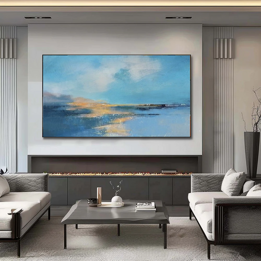 Handcrafted Abstract Painting Fine Wall Art For Homedecor AB2043