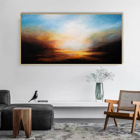 Handcrafted Abstract Painting Fine Wall Art For Homedecor AB2044