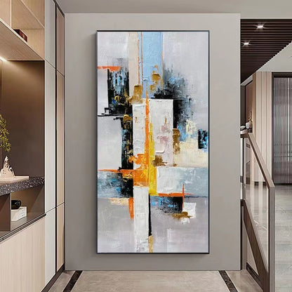 Handcrafted Abstract Painting, Modern Wall Art for Home Decor AB2047