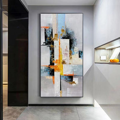 Handcrafted Abstract Painting, Modern Wall Art for Home Decor AB2047