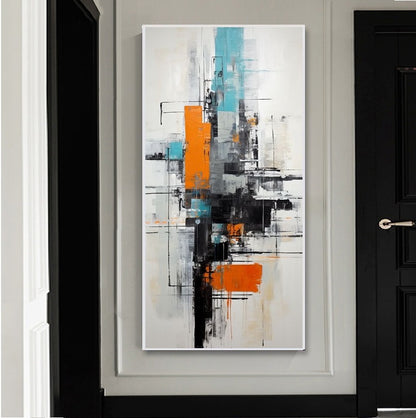 Handcrafted Abstract Painting, Modern Wall Art for Home Decor AB2051