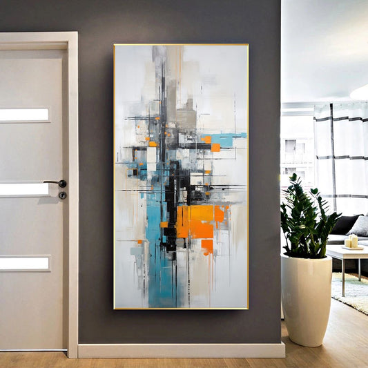 Handcrafted Abstract Painting Fine Wall Art For Homedecor AB2052