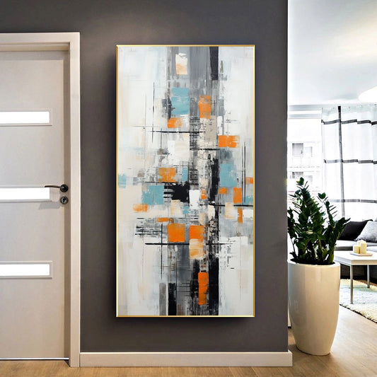 Handcrafted Abstract Painting Fine Wall Art For Homedecor AB2054