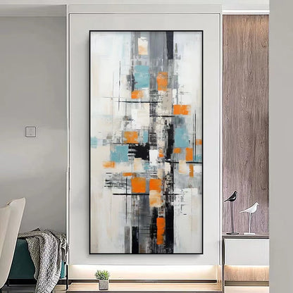 Handcrafted Abstract Painting, Modern Wall Art for Home Decor AB2054