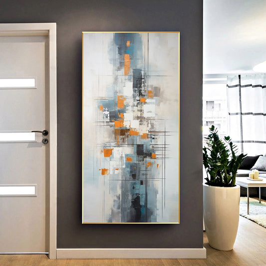 Handcrafted Abstract Painting Fine Wall Art For Homedecor AB2055
