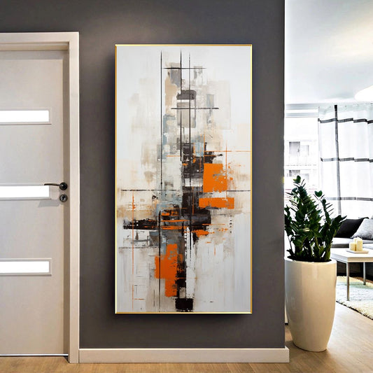 Handcrafted Abstract Painting Fine Wall Art For Homedecor AB2056