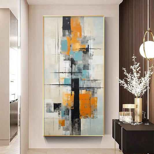 Handcrafted Abstract Painting, Modern Wall Art for Home Decor AB2058