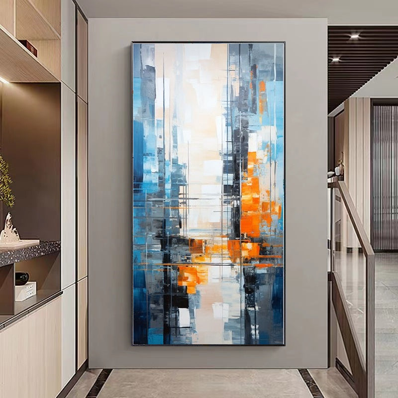 Handcrafted Abstract Painting, Modern Wall Art for Home Decor AB2059