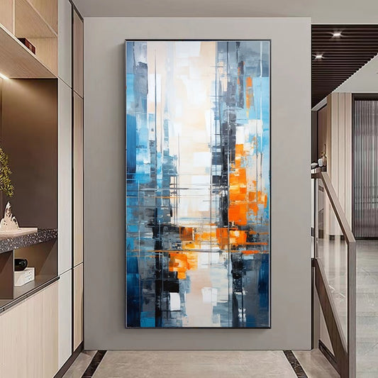 Handcrafted Abstract Painting, Modern Wall Art for Home Decor AB2059