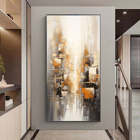 Handcrafted Abstract Painting, Modern Wall Art for Home Decor AB2060