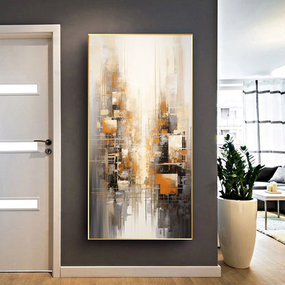 Handcrafted Abstract Painting, Modern Wall Art for Home Decor AB2060