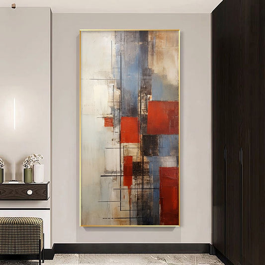 Handcrafted Abstract Painting, Modern Wall Art for Home Decor AB2061
