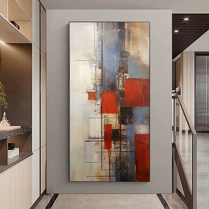 Handcrafted Abstract Painting, Modern Wall Art for Home Decor AB2061