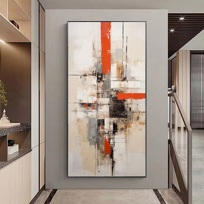 Handcrafted Abstract Painting, Modern Wall Art for Home Decor AB2062