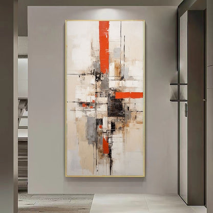 Handcrafted Abstract Painting, Modern Wall Art for Home Decor AB2062