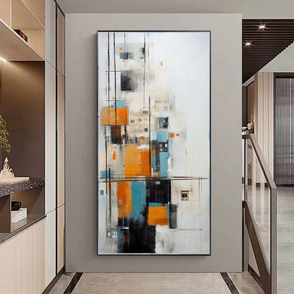 Handcrafted Abstract Painting, Modern Wall Art for Home Decor AB2063