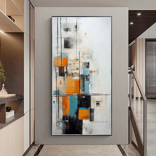 Handcrafted Abstract Painting, Modern Wall Art for Home Decor AB2063