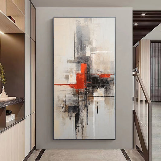 Handcrafted Abstract Painting, Modern Wall Art for Home Decor AB2064