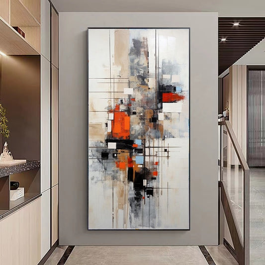 Handcrafted Abstract Painting, Modern Wall Art for Home Decor AB2065