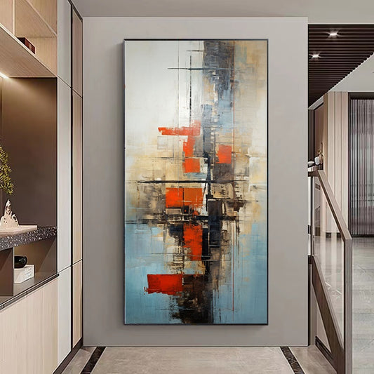 Handcrafted Abstract Painting, Modern Wall Art for Home Decor AB2066