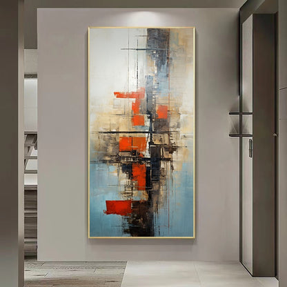 Handcrafted Abstract Painting, Modern Wall Art for Home Decor AB2066