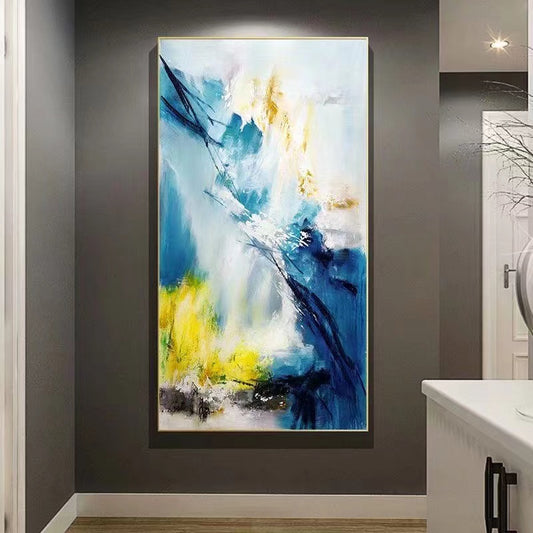Handcrafted Abstract Painting, Modern Wall Art for Home Decor AB2068