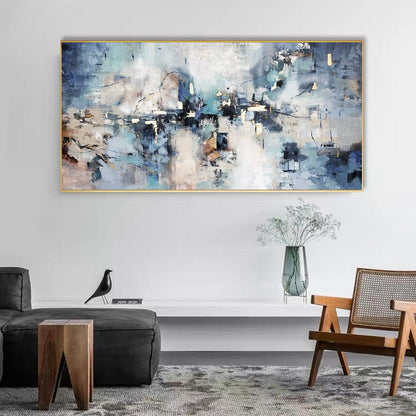 Handcrafted Abstract Painting, Modern Wall Art for Home Decor AB2076
