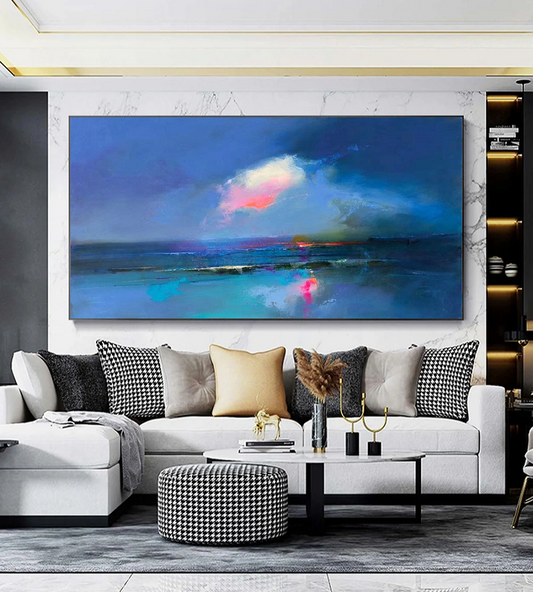 Handcrafted Abstract Painting Fine Wall Art For Homedecor AB2079