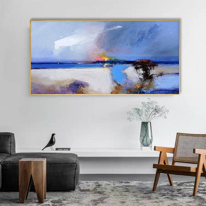Handcrafted Abstract Painting, Modern Wall Art for Home Decor AB2081