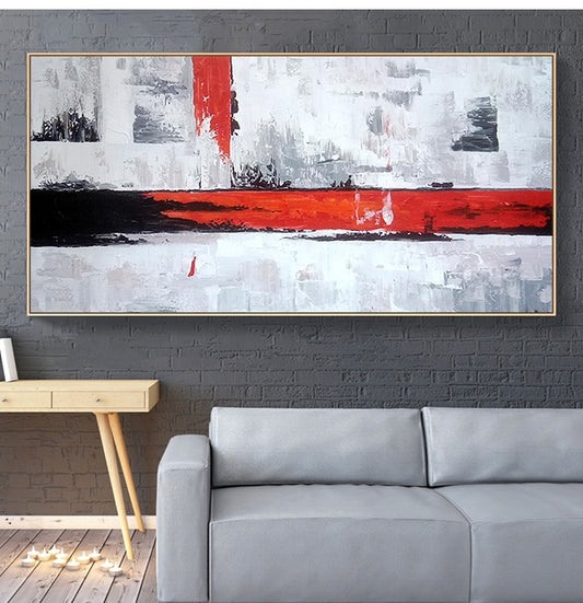 Handcrafted Abstract Painting, Modern Wall Art for Home Decor AB2092