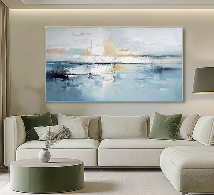 Handcrafted Abstract Painting, Modern Wall Art for Home Decor AB2096