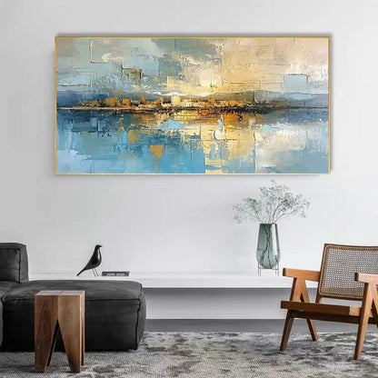 Handcrafted Abstract Painting, Modern Wall Art for Home Decor AB2097