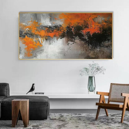 Handcrafted Abstract Painting, Modern Wall Art for Home Decor AB2103
