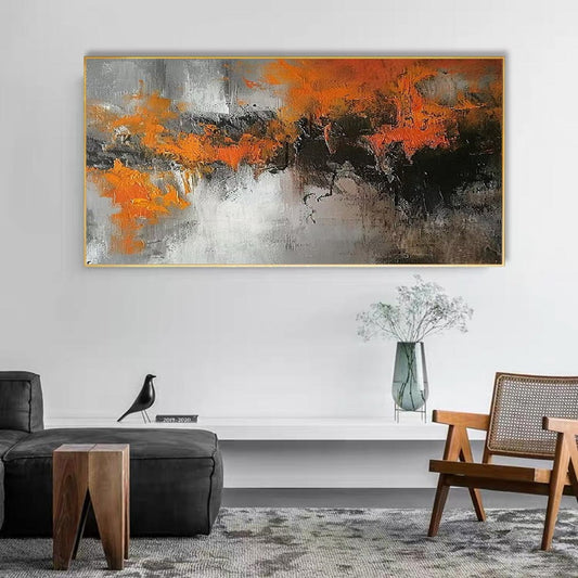 Handcrafted Abstract Painting, Modern Wall Art for Home Decor AB2103