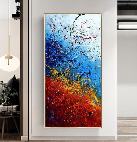 Handcrafted Abstract Painting Fine Wall Art For Homedecor AB2105