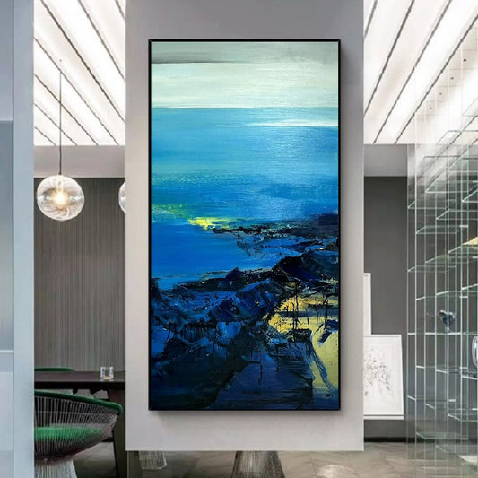 Handcrafted Abstract Painting, Modern Wall Art for Home Decor AB2109