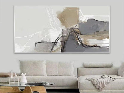 Handcrafted Abstract Painting, Modern Wall Art for Home Decor AB2110