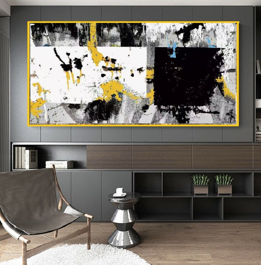 Handcrafted Abstract Painting, Modern Wall Art for Home Decor AB2113